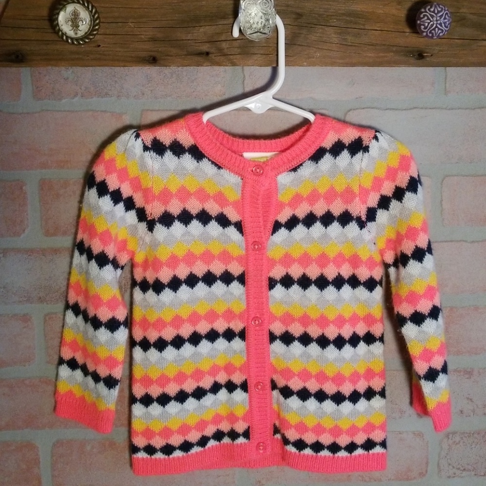 Girls Crazy 8 12-18 month cardigan